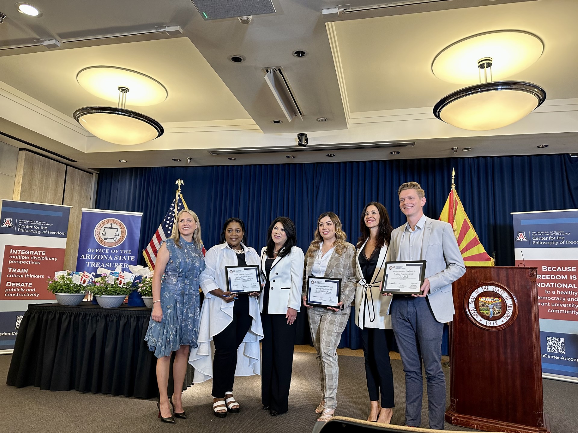 2023 AZ Award for Excellence in Teaching Financial Literacy Winners.